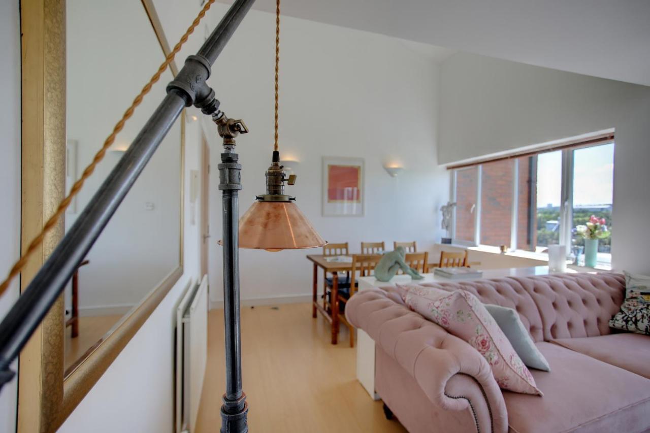 Beautiful Duplex Penthouse - Roof Garden, Views, Parking Apartment Newcastle upon Tyne Exterior foto