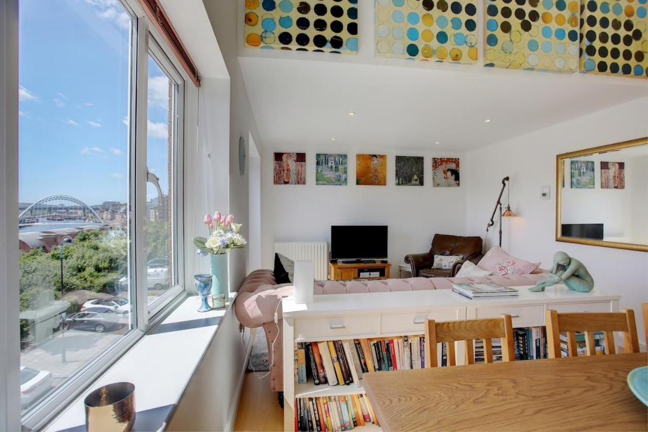 Beautiful Duplex Penthouse - Roof Garden, Views, Parking Apartment Newcastle upon Tyne Exterior foto